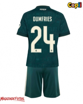 Real Madrid Denzel Dumfries #24 Echipament de Fotbal Replică 2026-27 Copii Deplasare (+ Șorturi)